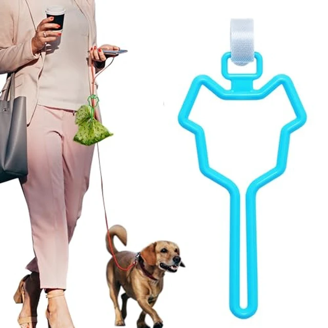 Alt view image 2 of 7 - Dalzom® 2Pcs Dog Poop Bag Holder, Premium Waste Bag Holder Carrier for Leash, Dog Poop Bag Dispenser for Walking Running Bicycle Accessory (Black)