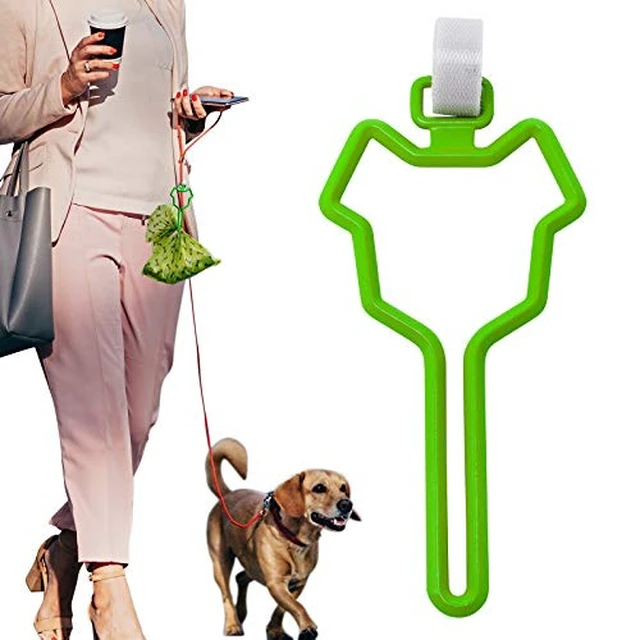 Alt view image 3 of 7 - Dalzom® 2Pcs Dog Poop Bag Holder, Premium Waste Bag Holder Carrier for Leash, Dog Poop Bag Dispenser for Walking Running Bicycle Accessory (Black)