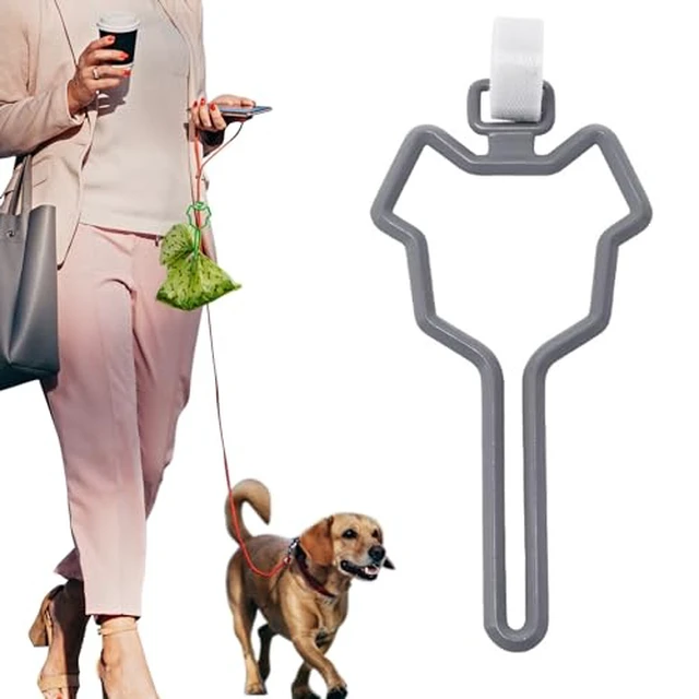 Alt view image 5 of 7 - Dalzom® 2Pcs Dog Poop Bag Holder, Premium Waste Bag Holder Carrier for Leash, Dog Poop Bag Dispenser for Walking Running Bicycle Accessory (Black)