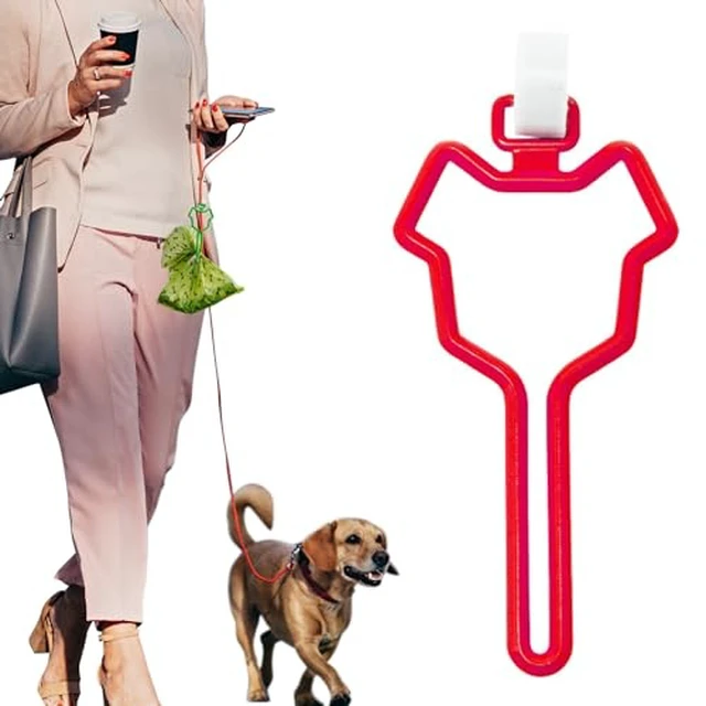 Alt view image 6 of 7 - Dalzom® 2Pcs Dog Poop Bag Holder, Premium Waste Bag Holder Carrier for Leash, Dog Poop Bag Dispenser for Walking Running Bicycle Accessory (Black)