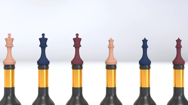 Alt view image 3 of 3 - Li&Zhao Funny Wine Stoppers for Wine Bottles - 3 PCS Wine Bottle Stoppers Champagne Stoppers Wine Corks Silicone Wine Seal Stopper Wine Bottle Cover Keeping Wine Champagne Beverage Beer Fresh(King