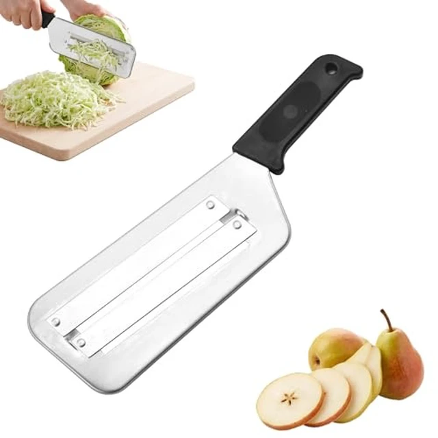 Alt view image 2 of 2 - Cabbage Shredder for Coleslaw, Stainless Steel Cabbage Slicer for Kitchen, Shredding Knife for Vegetables & Fruit