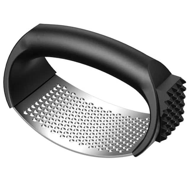 Alt view image 2 of 6 - Press,Stainless Steel Garlic Mincer Crusher,Easy to Use and Clean,Ergonomic Handle,Easy Kitchen Gadget for Effortless Smashing,Kitchen Essentials,Home and Kitchen Utensils Accessories,Cooking