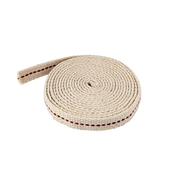Alt view image 2 of 2 - 1 Roll Oil Lamp Wick - 6.5 Feet Roll, 1/2 Inch Flat Cotton Wick Replacement - Perfect for Oil Lamps, Lanterns, and Oil Burners (1/2 inch)