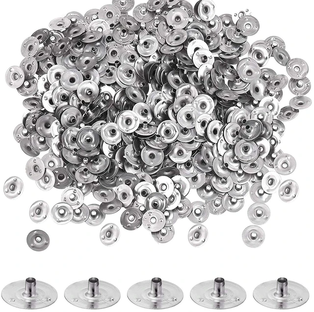 Main image of Candle Wick Base 100pcs Candle Wick Cilps Sustainer Tabs for DIY and Making (12.5mm/ 0.5inch)