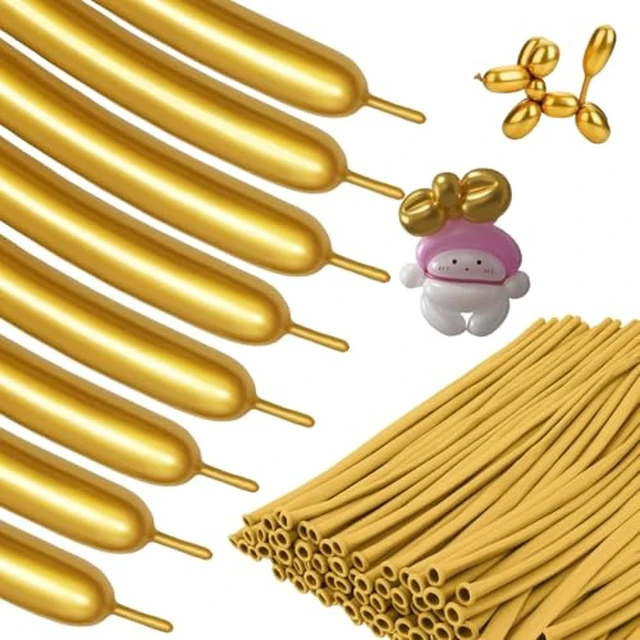 Alt view image 4 of 6 - Clear 260 Balloons, 50 Pack for Balloon Arch Tying and Animal Twisting