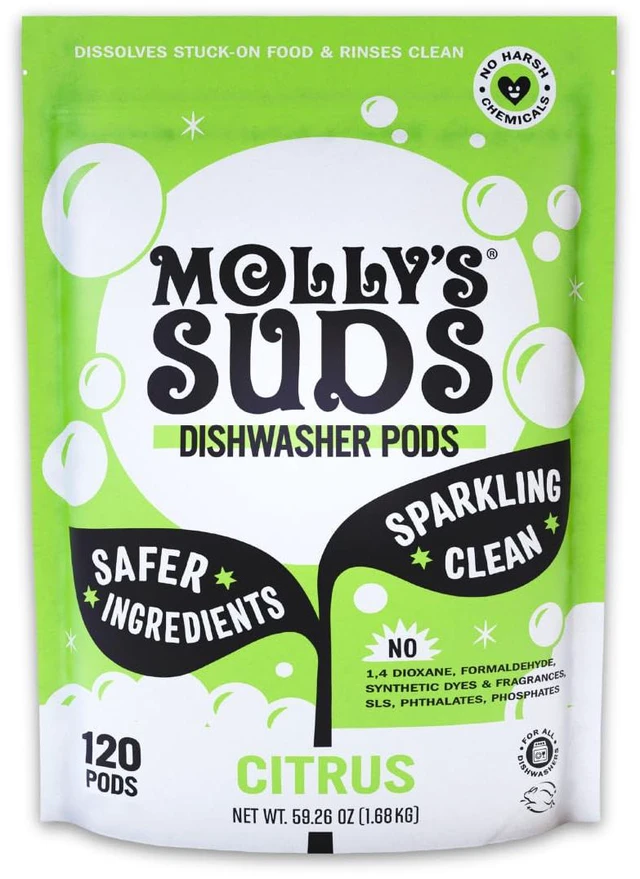 Main image of Dishwasher Pods | Clean Dishwasher Detergent, Cuts Grease & Rinses Clean (Residue-Free) for Sparkling Dishes | 120 Auto-Release Tabs (Citrus)