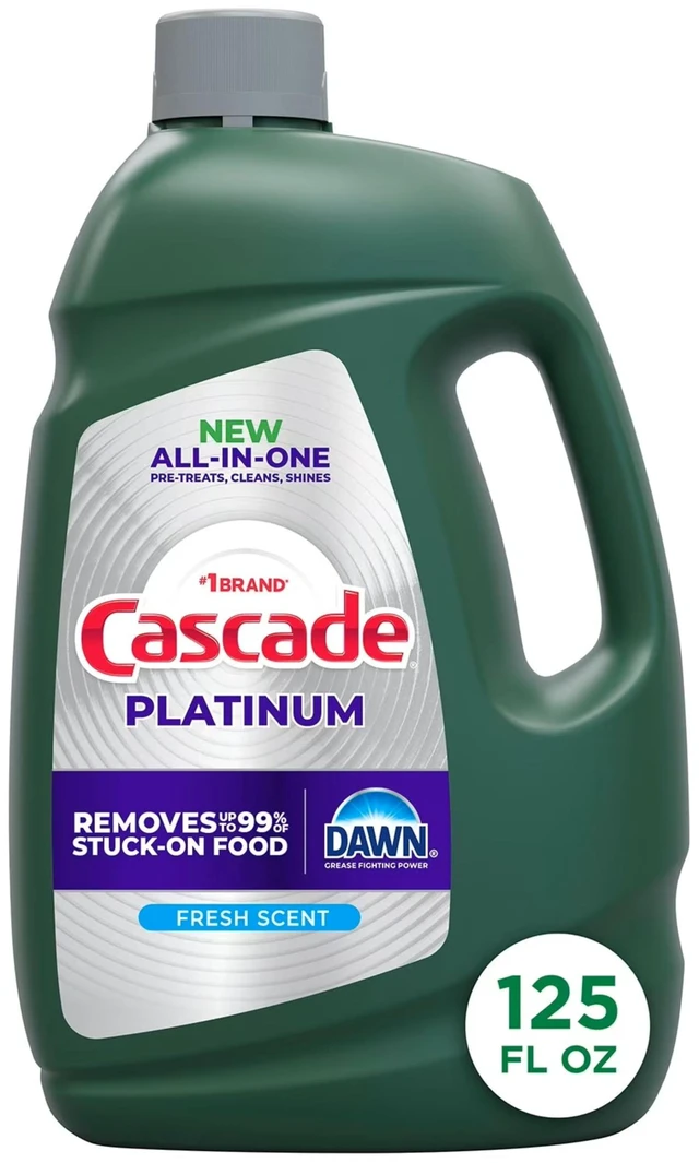 Alt view image 2 of 7 - Platinum Dishwashing Liquid Gel - Fresh Scent, 125 oz. (2 Pack)