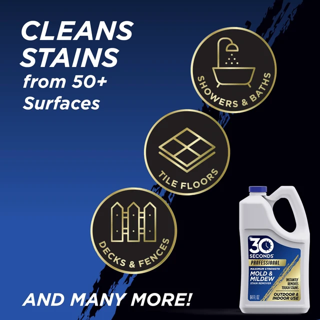 Alt view image 7 of 7 - Pro Mold and Mildew Stain Remover | Scrub Free | Brighter Results Instantly | Ready To Use Refill | 128 fl. oz. - PACKAGING MAY VARY