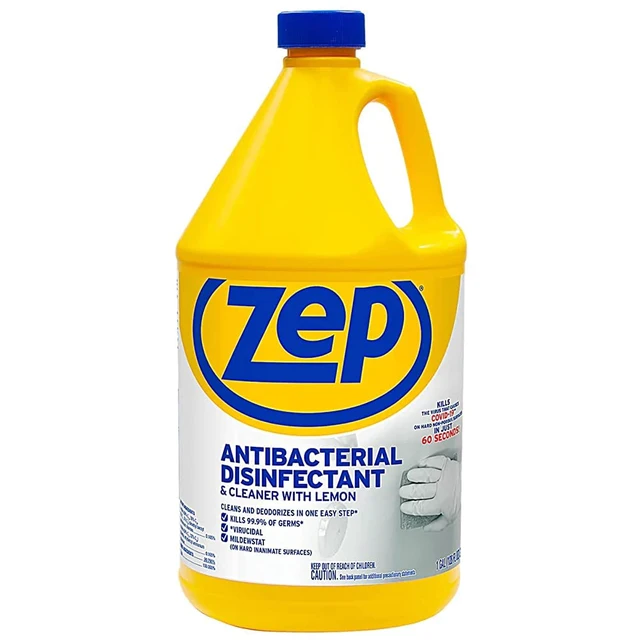 Alt view image 2 of 7 - Antibacterial Disinfectant Cleaner with Lemon Gallon (4 Pack) Deodorizes areas that generally are hard to keep fresh smelling such as empty garbage bins and cans