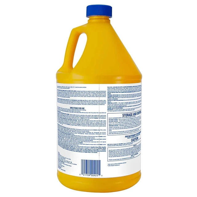 Alt view image 3 of 7 - Antibacterial Disinfectant Cleaner with Lemon Gallon (4 Pack) Deodorizes areas that generally are hard to keep fresh smelling such as empty garbage bins and cans
