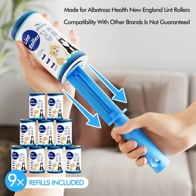 Alt view image 2 of 6 - 999 Sheets Lint Rollers Refills, 9 Rollers Easy to Peel, Home Cleaning, Lint Remover for Clothes, Furniture, Couch, Car Seats, Designed for Pet Owners