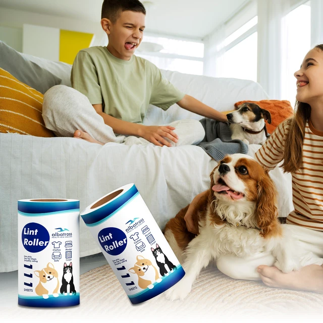 Alt view image 6 of 6 - 999 Sheets Lint Rollers Refills, 9 Rollers Easy to Peel, Home Cleaning, Lint Remover for Clothes, Furniture, Couch, Car Seats, Designed for Pet Owners