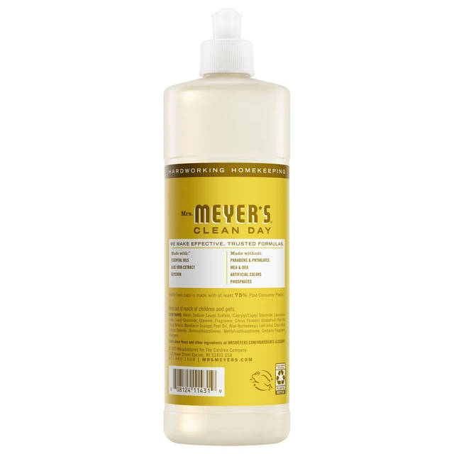 Alt view image 2 of 7 - CLEAN DAY Liquid Dish Soap, Daisy, 16 fl oz, 3 Pack Cuts Through Grease, Removes 48-Hour Stuck on Food, Cruelty Free, Made with Essential Oils and Aloe Vera Extract