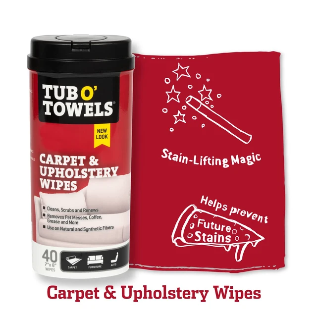 Alt view image 4 of 6 - Household Cleaning Wipes Variety Pack, 7" x 8", 4-Pack