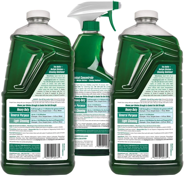 Alt view image 2 of 7 - All-Purpose Cleaner Spray and Refill, Green, 3 Piece Set, Original, 1 Count (Pack of 2)