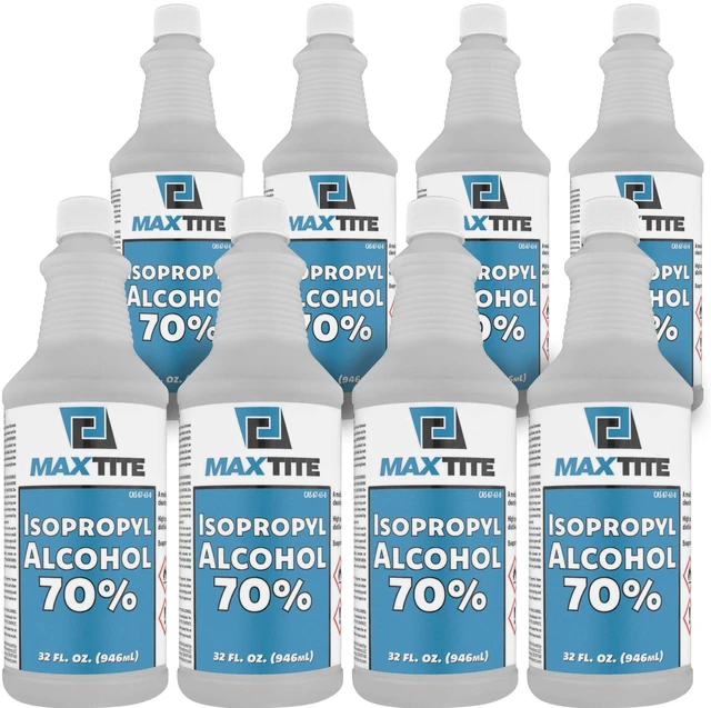 Main image of Isopropyl Alcohol 70% (2 Gallons (32oz, 8 Pack))