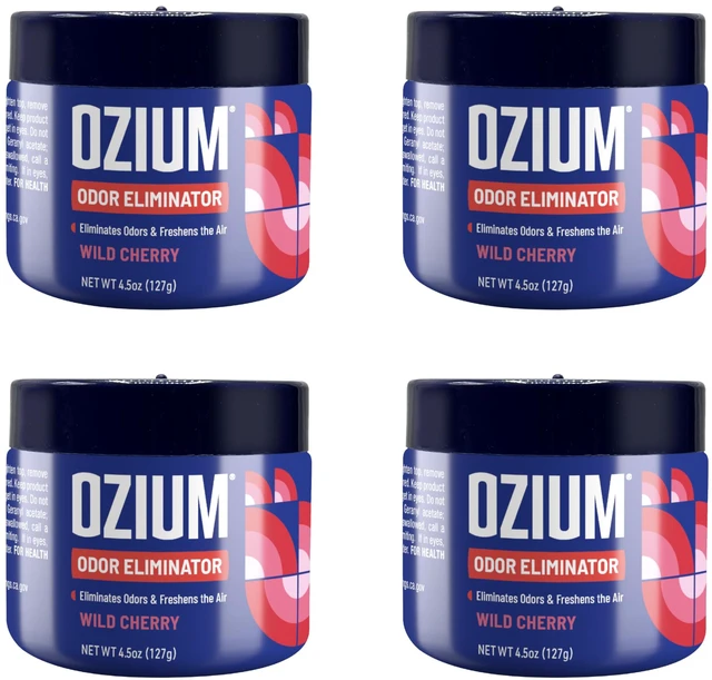 Main image of 4.5 Oz. Odor Eliminating Gel, Air Freshener Alternative For Smoke, Pets, and Musty Odors, Long Lasting Odor Remover for Cars, Homes, Wild Cherry