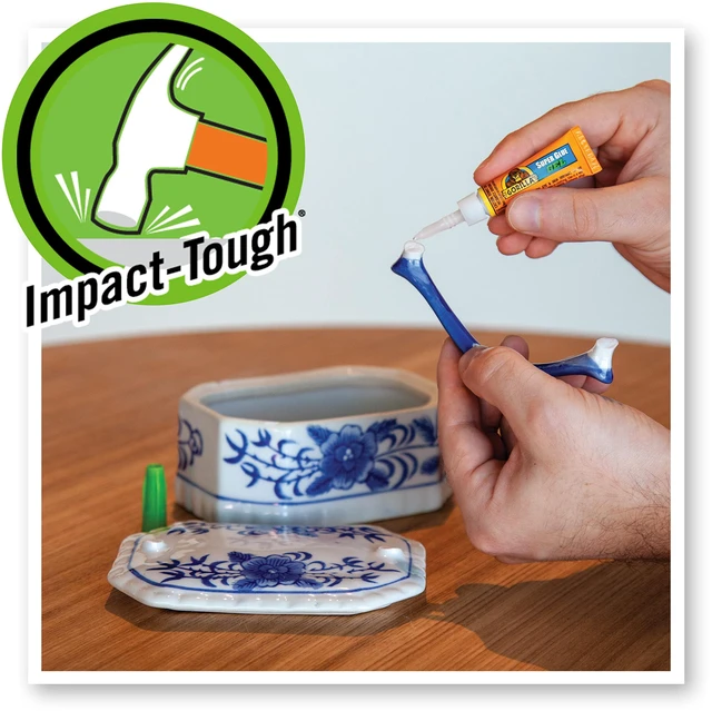 Alt view image 4 of 6 - Super Glue Gel, Clear, Four 3 g Tubes, 2-Pack, All Purpose Fast Setting, Ideal for Projects and Repairs, No-Run Formula, Anti-Clog Cap, Dries in 10-45 Seconds