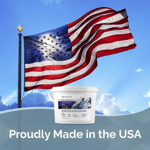 Alt view image 6 of 7 - 1-Gallon Gel Odor Eliminator High-Capacity, Long-Lasting Odor Absorber for Large Spaces, Basements, Garages, Workshops & Commercial Areas Removes Tough Odors Quickly (Fragrance Free)