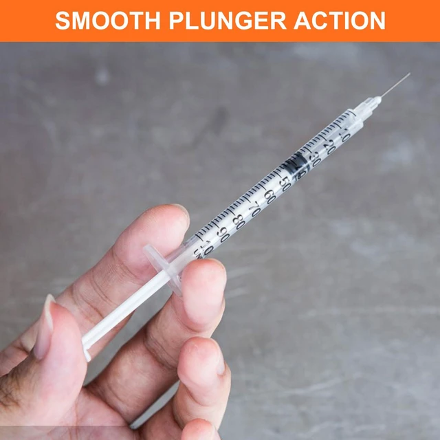 Alt view image 6 of 7 - 1ml 30G 5/16IN Jeringa, Individually Wrapped, Box of 100