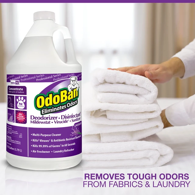 Alt view image 5 of 5 - Professional Disinfectant and Odor Eliminator Concentrate, Made in the USA, Original Eucalyptus and Lavender Scents, 2-Pack, 1 Gallon Each