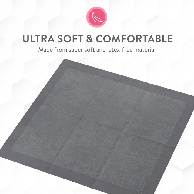 Alt view image 7 of 7 - Extra Large Super Absorbent Disposable Bed Pads for Chronic Incontinence Ultra Thick and Absorbent Bed Pads Disposable Adult | Pee Pads for Adults (Gray 36" x 36")