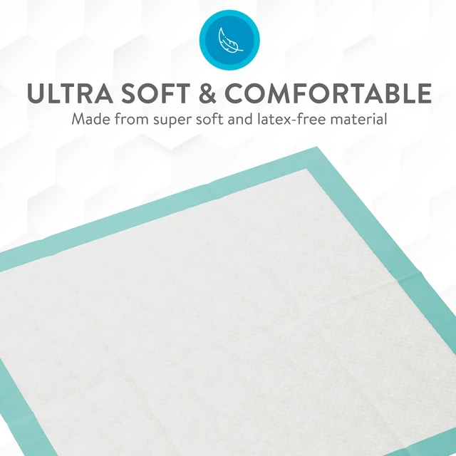 Alt view image 3 of 7 - Super Absorbent Disposable Bed Pads for Chronic Incontinence Ultra Thick and Absorbent Bed Pads Disposable Adult | Pee Pads for Adults (36" X 36" Pack of 50) XX Large