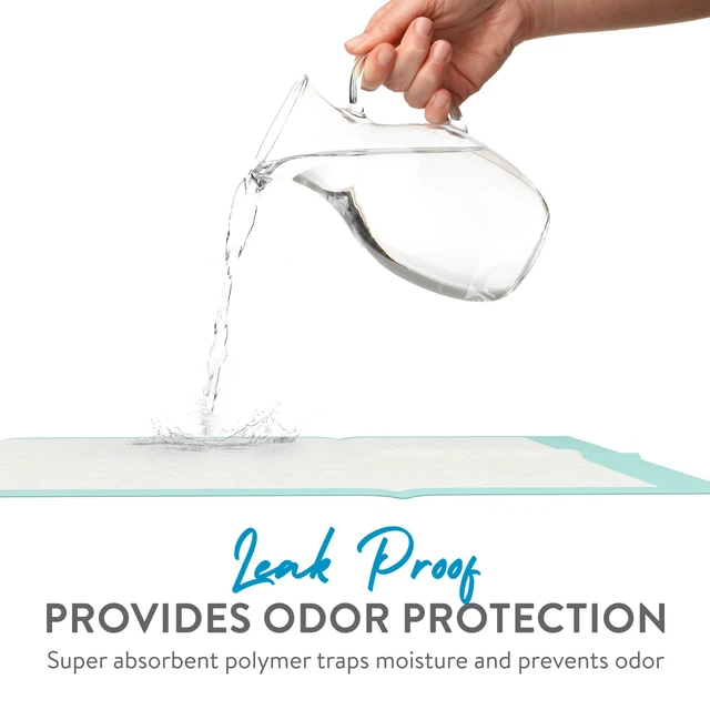 Alt view image 5 of 7 - Super Absorbent Disposable Bed Pads for Chronic Incontinence Ultra Thick and Absorbent Bed Pads Disposable Adult | Pee Pads for Adults (36" X 36" Pack of 50) XX Large
