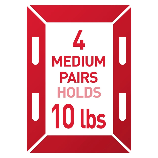 Alt view image 2 of 7 - Medium Picture Hanging Strips, 5 lb per Strip, 100 Pairs, White