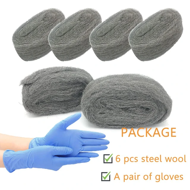 Alt view image 6 of 7 - Steel Wool Fill Fabric DIY Kit, Coarse Wire Wool Hardware Cloth, Gap Blocker, Keep Mice Away from Holes/Siding/Pipeline/Vents in Garden, House, 6 Pack × 10FT