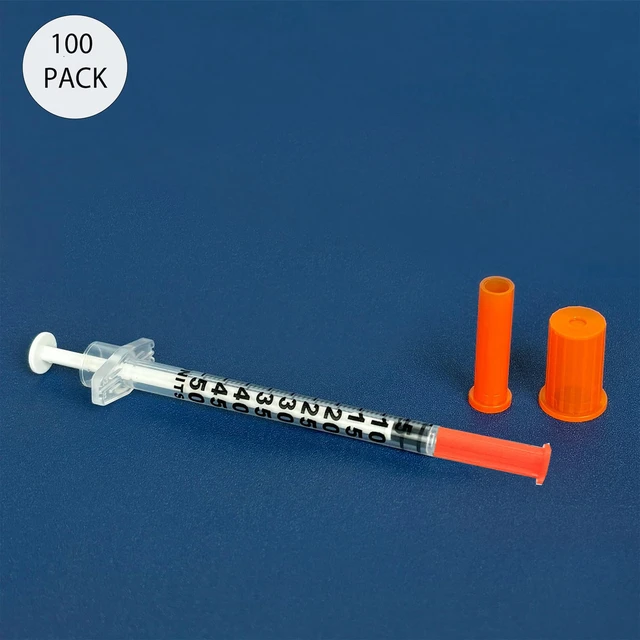 Alt view image 3 of 7 - 0.5cc/mL with 31G 5/16 inch (8mm) Individual Package Pack of 100