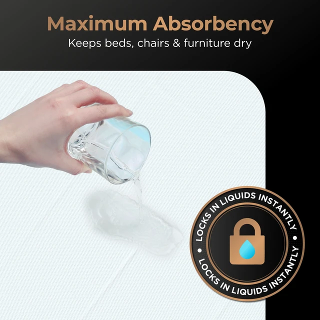 Alt view image 2 of 7 - Extra Large Super Absorbent Disposable Bed Pads for Incontinence Ultra Thick and Absorbent Bed Pads Disposable Adult | Puppy Pads | Pee Pads for Adults (Duramax 36" x 36")