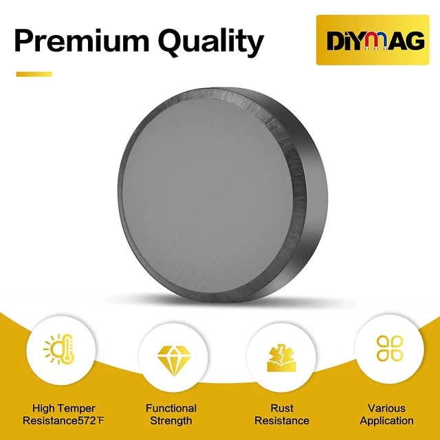 Alt view image 3 of 6 - Strong Adhesive Magnets,400pcs 0.7x0.12in Fridge Refrigerator Magnet Small Round Black Ceramic Button Neodymium Magnets, Heavy Duty,for Whiteboard,Crafts,Office, Scientific,Refrigerator,Fridge