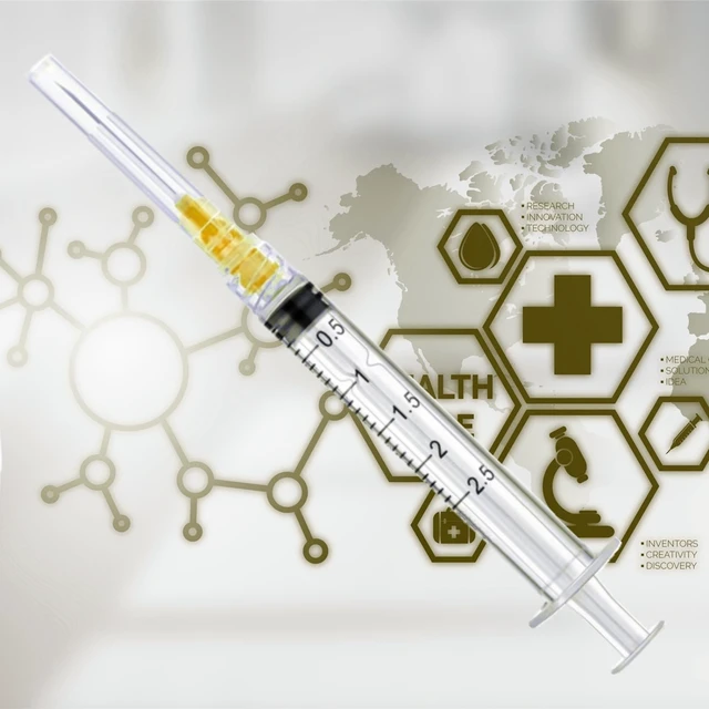 Alt view image 4 of 7 - 100 Pack Disposable 2.5ml/cc Lab Syringes with 25Ga 1 Inch Needle Luer Lock, Individually Sealed Packed