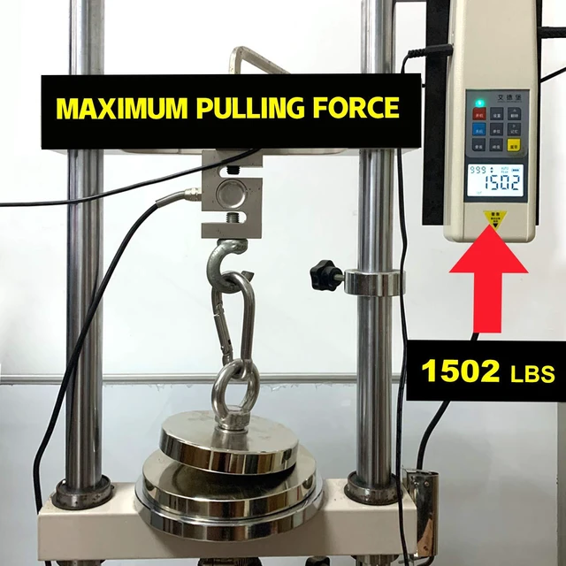 Alt view image 4 of 6 - Fishing Magnets with Countersunk Hole 4.72 inch 1500LBS Pulling Force