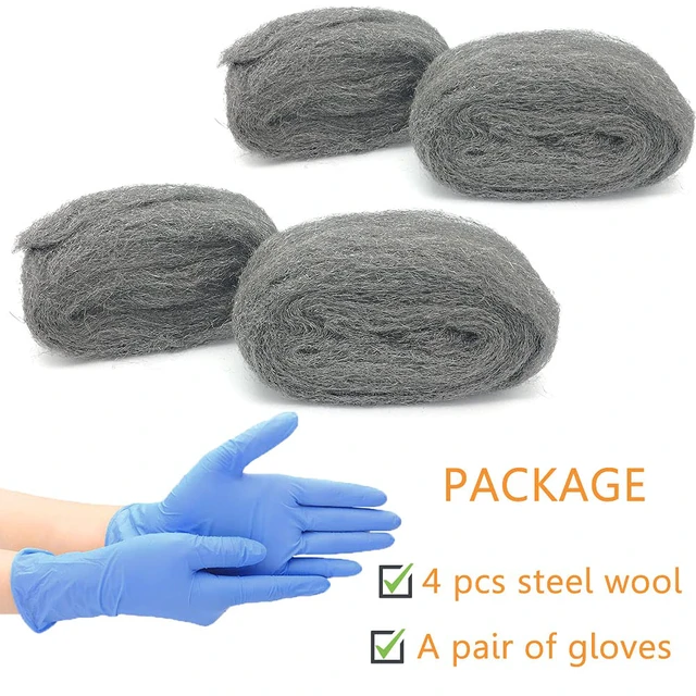 Alt view image 6 of 7 - Steel Wool Fill Fabric DIY Kit, Coarse Wire Wool Hardware Cloth, Gap Blocker, Keep Mice Away from Holes/Siding/Pipeline/Vents in Garden, House, 4 Pack × 10FT