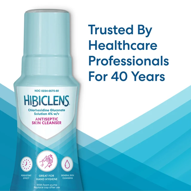 Alt view image 3 of 7 - Antimicrobial and Antiseptic Soap and Skin Cleanser 8 oz with Foaming Pump for Home and Hospital 4% CHG