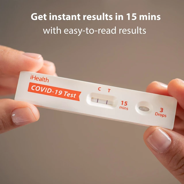 Alt view image 2 of 7 - COVID-19 Antigen Rapid Home Test, 5 Tests, FDA Authorized OTC at-Home Self Covid Test, Results in 15 Minutes with Non-invasive Nasal Swab, for ages 2 and up, easy to use