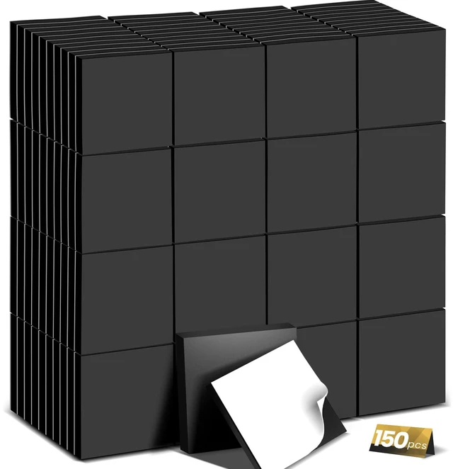 Main image of Magnets with Adhesive Backing, 150P Flexible Square Magnetic Dots 0.8 x 0.08 Classroom Must Have Round Magnetic Tape Flexible Sheets for Crafts Whiteboard Refrigerator Easy Peel and Stick