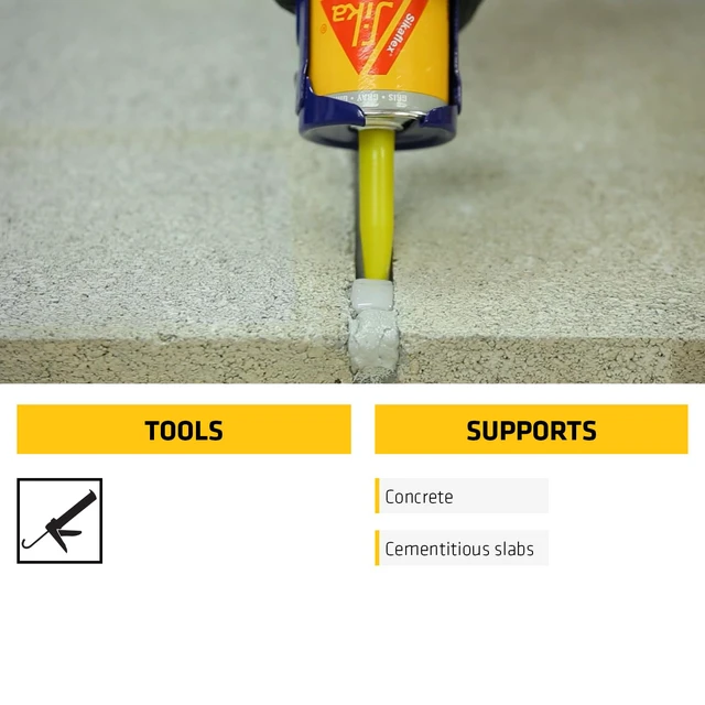 Alt view image 5 of 7 - flex Self Leveling Polyurethane Sealant, Gray | Accelerated Curing | For Concrete Joints | Horizontal Application | 10.1 fl oz (4-Pack)
