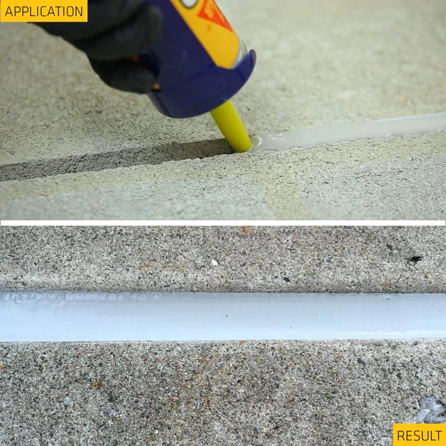 Alt view image 7 of 7 - flex Self Leveling Polyurethane Sealant, Gray | Accelerated Curing | For Concrete Joints | Horizontal Application | 10.1 fl oz (4-Pack)