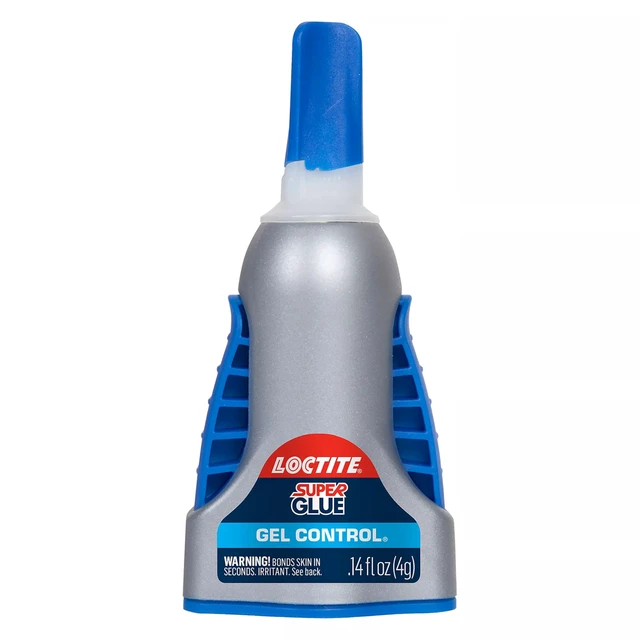 Alt view image 2 of 7 - Super Glue Gel Control, Clear, 0.14 fl oz Bottle, 6 Pack - Superglue for Plastic, Wood, Metal, Crafts & Repair, Cyanoacrylate Adhesive Instant Glue, Quick Dry