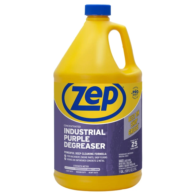Alt view image 2 of 7 - Industrial Purple Cleaner and Degreaser Concentrate - 1 Gallon (Case of 4) ZU0856128 - Easy to Rinse Formula