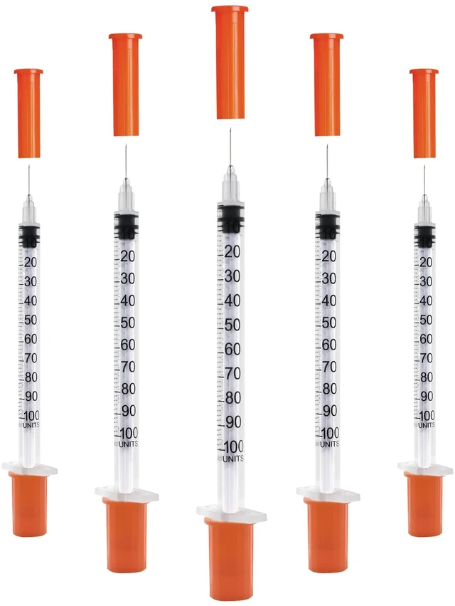 Main image of U-100 1cc Syringes with 31g 5/16" (8mm), Individually Wrapped, Pack of 100