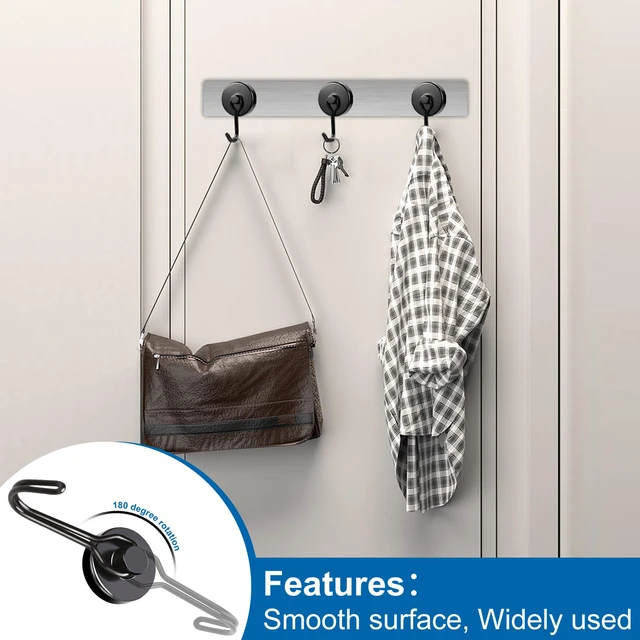 Alt view image 5 of 6 - Magnetic Hooks, 120lbs Magnet Hook 2026 Cruise Essentials Heavy Duty Strong Magnets Refrigerator Fridge Hanging for Classroom Beach Vacation Kitchen Grills Home