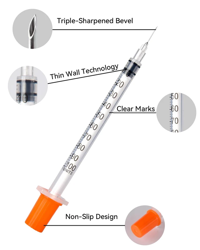 Alt view image 2 of 6 - Disposable Syringe, Individual Wrapped, 50PACK