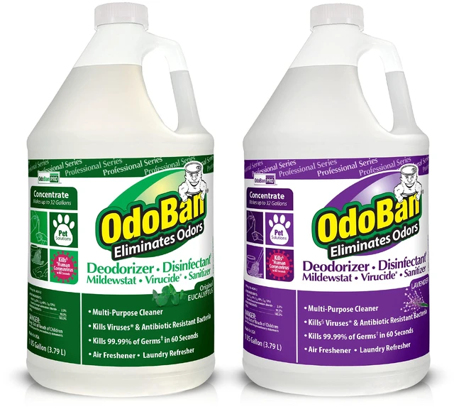 Main image of Professional Disinfectant and Odor Eliminator Concentrate, Made in the USA, Original Eucalyptus and Lavender Scents, 2-Pack, 1 Gallon Each