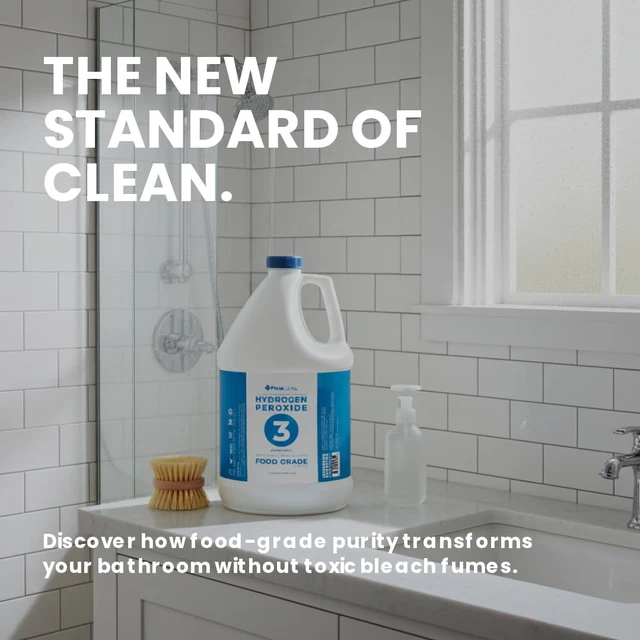 Alt view image 6 of 7 - 3% Food Grade Hydrogen Peroxide (1 Gallon) - No Added Stabilizers - Made in The USA derived from 35% Food Grade Hydrogen Peroxide