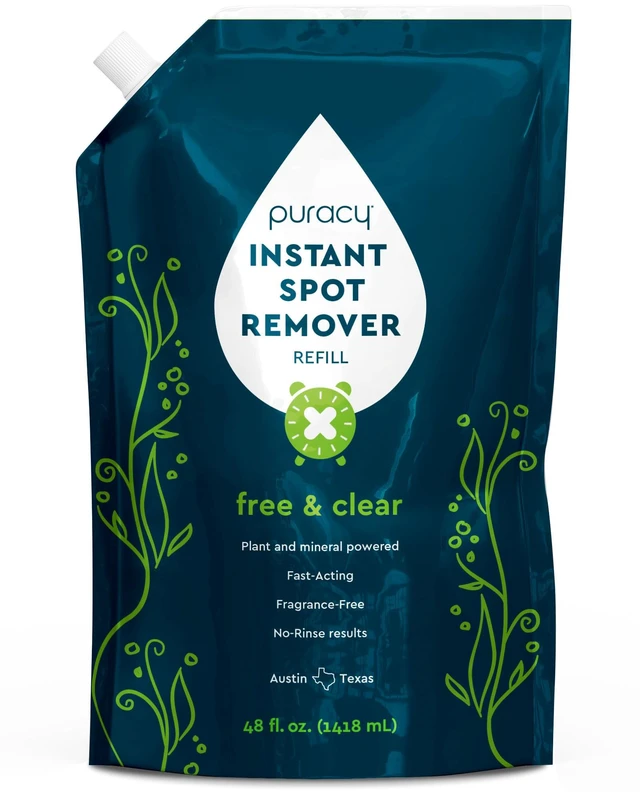 Main image of Laundry Stain Remover for Clothes Laundry - Carpet Stain Remover Carpet Spot Cleaner Couch Stain Remover - Clothes Spray, Free & Clear - Instant Spot Remover, 48 Fl Oz (Pack of 1)
